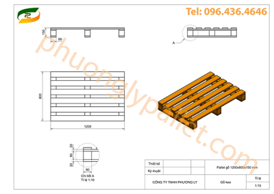 Pallet 2 hướng nâng