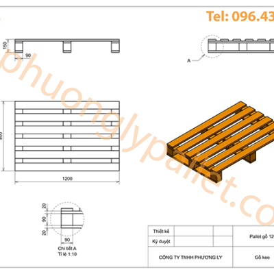 Pallet 2 hướng nâng